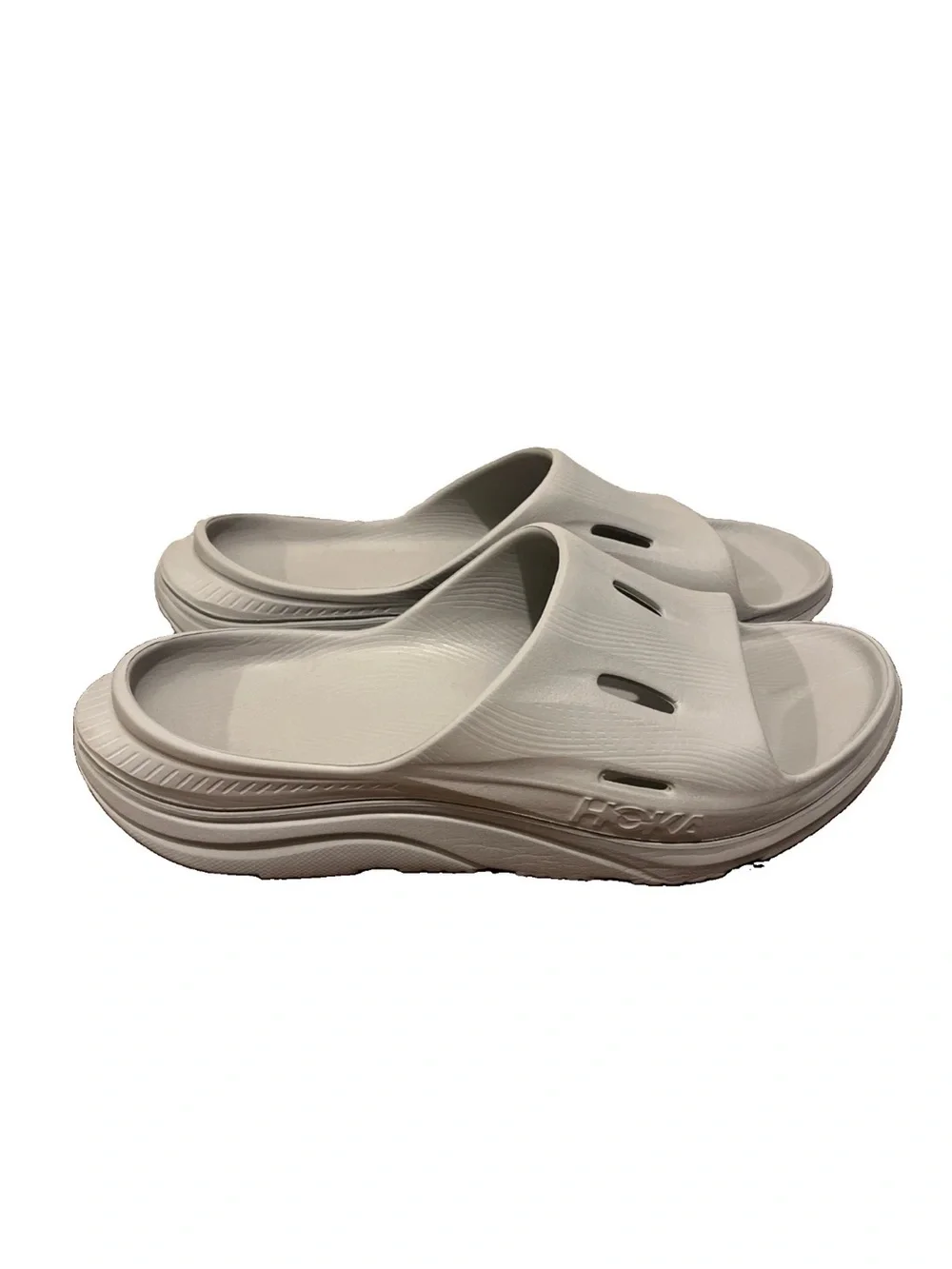 Hoka Ora Recovery Slide 3 Slides  Grey  Cushioned Sandals Sz 11M